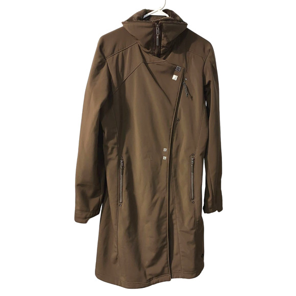 Mountain Hardwear Jackets & Blazers - Mountain Hardwear Women's Fleece Lined Coat Size M Brown Full Zip Casual Fall